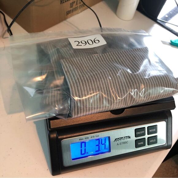 Nike Striped Tank Top Womens Medium Gray Scoop Neck - Picture 7 of 7